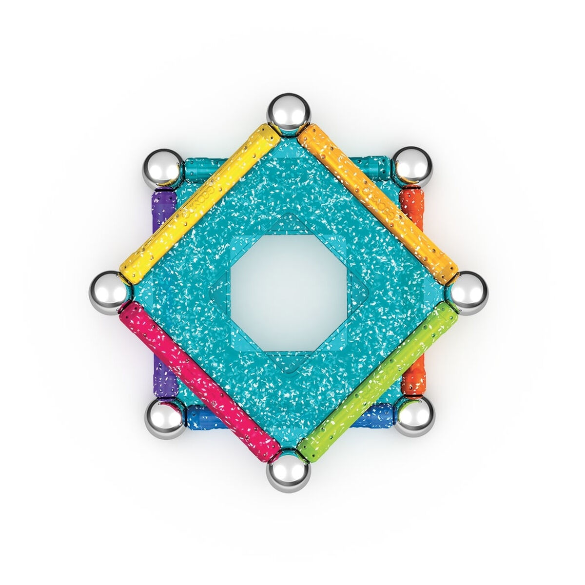 Playset Geomag Glitter (22 Pezzi) - Image 3