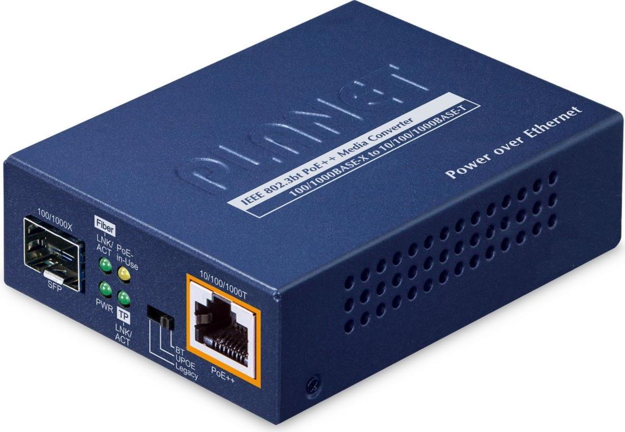 Planet 1-Port 100/1000x Sfp To Netzwerk Medienkonverter 1000 Mbit/s Blau (guP-805A-95w)