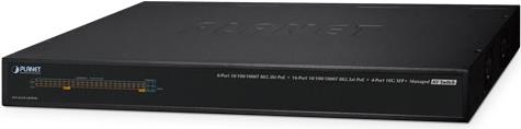 Planet AvS-4210-24hp4x NetzwerK-Switch Managed L2/l4 10g Ethernet (100/1000/10000) Power Over Ethernet (poe) 1u Schwarz (avS-4210-24hp4x)