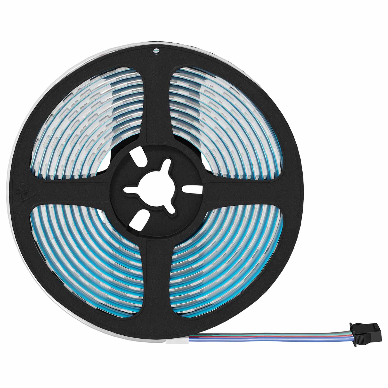 Striscia Led 4 Pcs Nero E Trasparente 400 X 0,8 X 0,3 cm