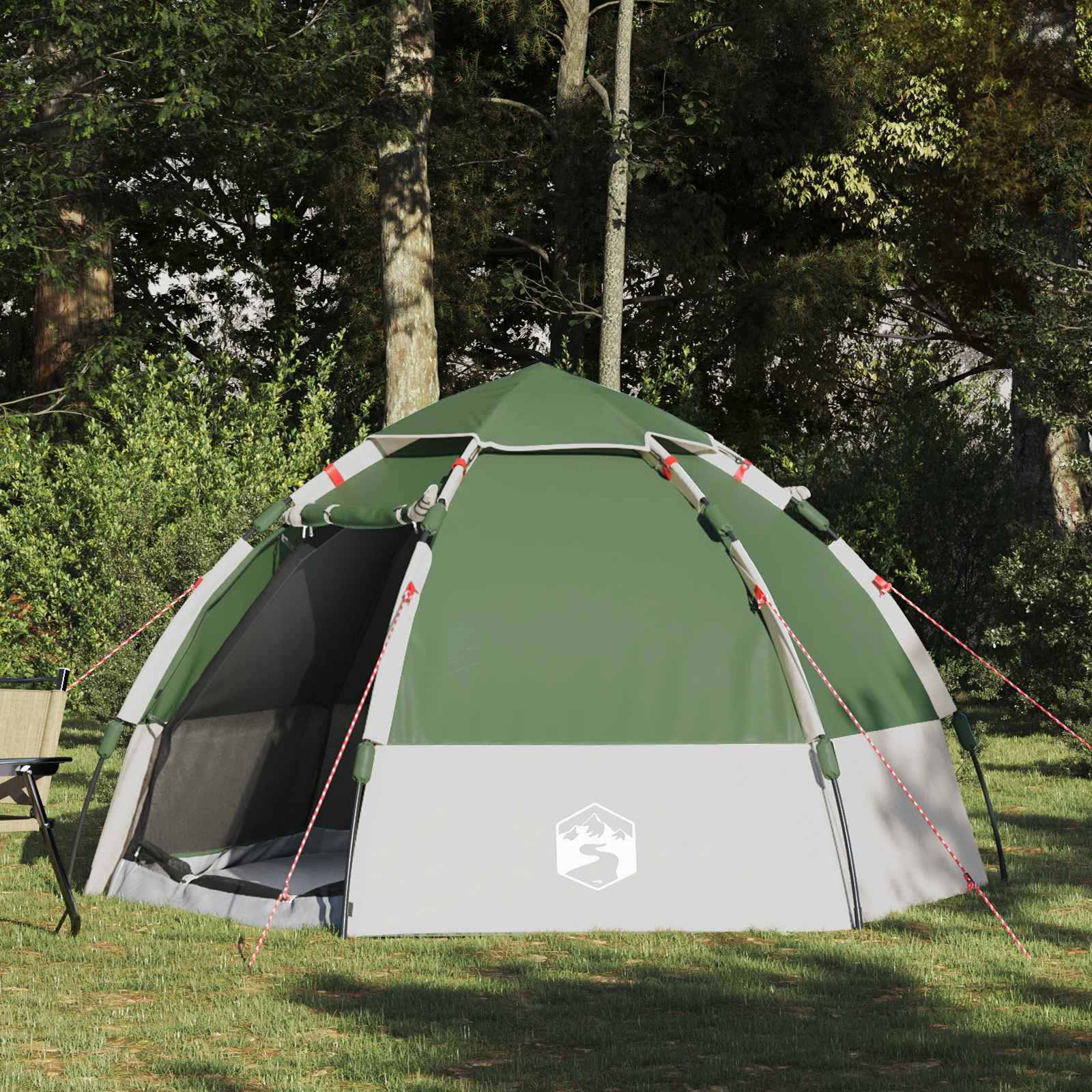 Tenda Istantanea Verde 280 X 280 X 160 Cm Acciaio
