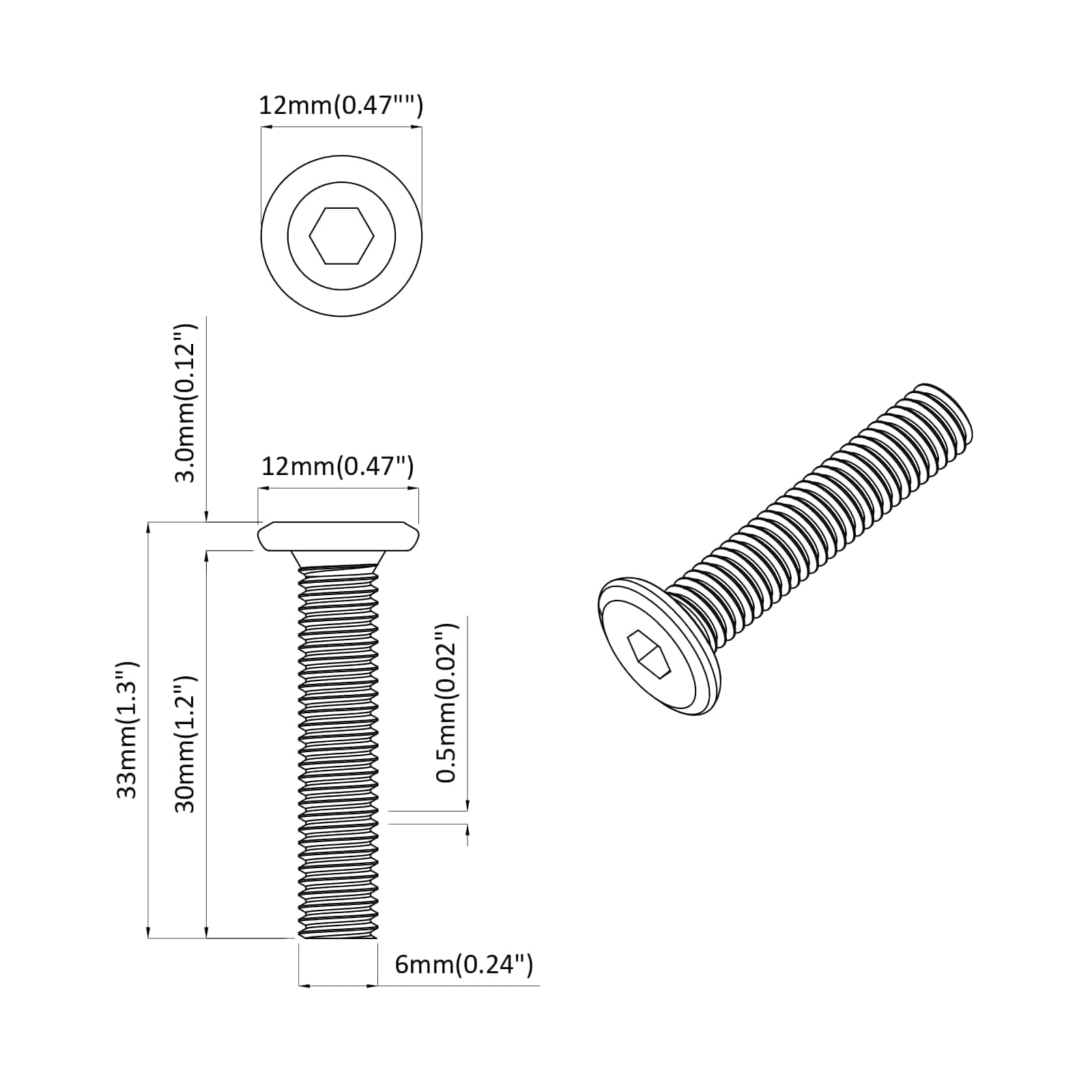 Vite Con Testa Bloccante 2647 Pcs Argento Acciaio - Image 6