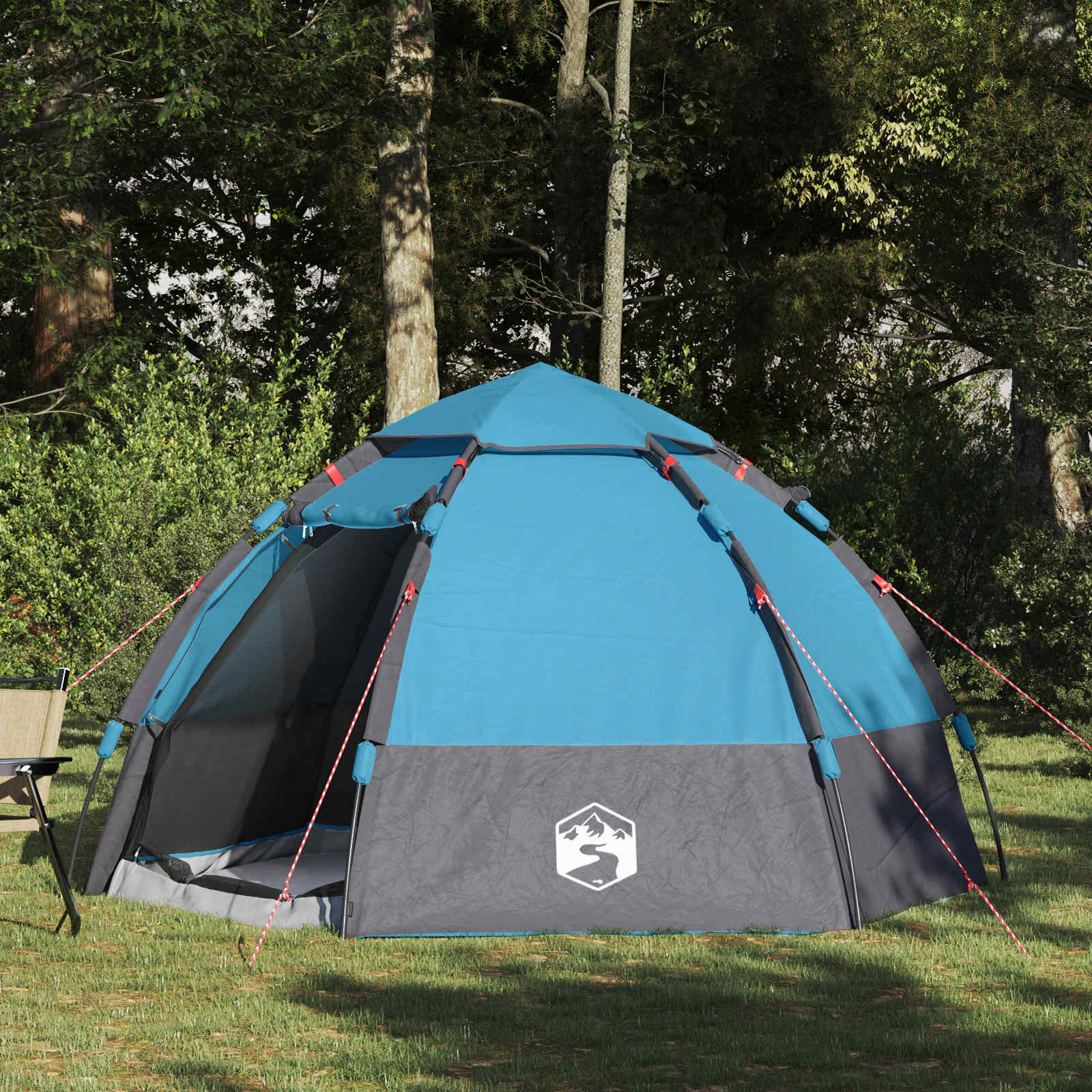 Tenda Istantanea Blu 280 X 280 X 160 Cm Acciaio