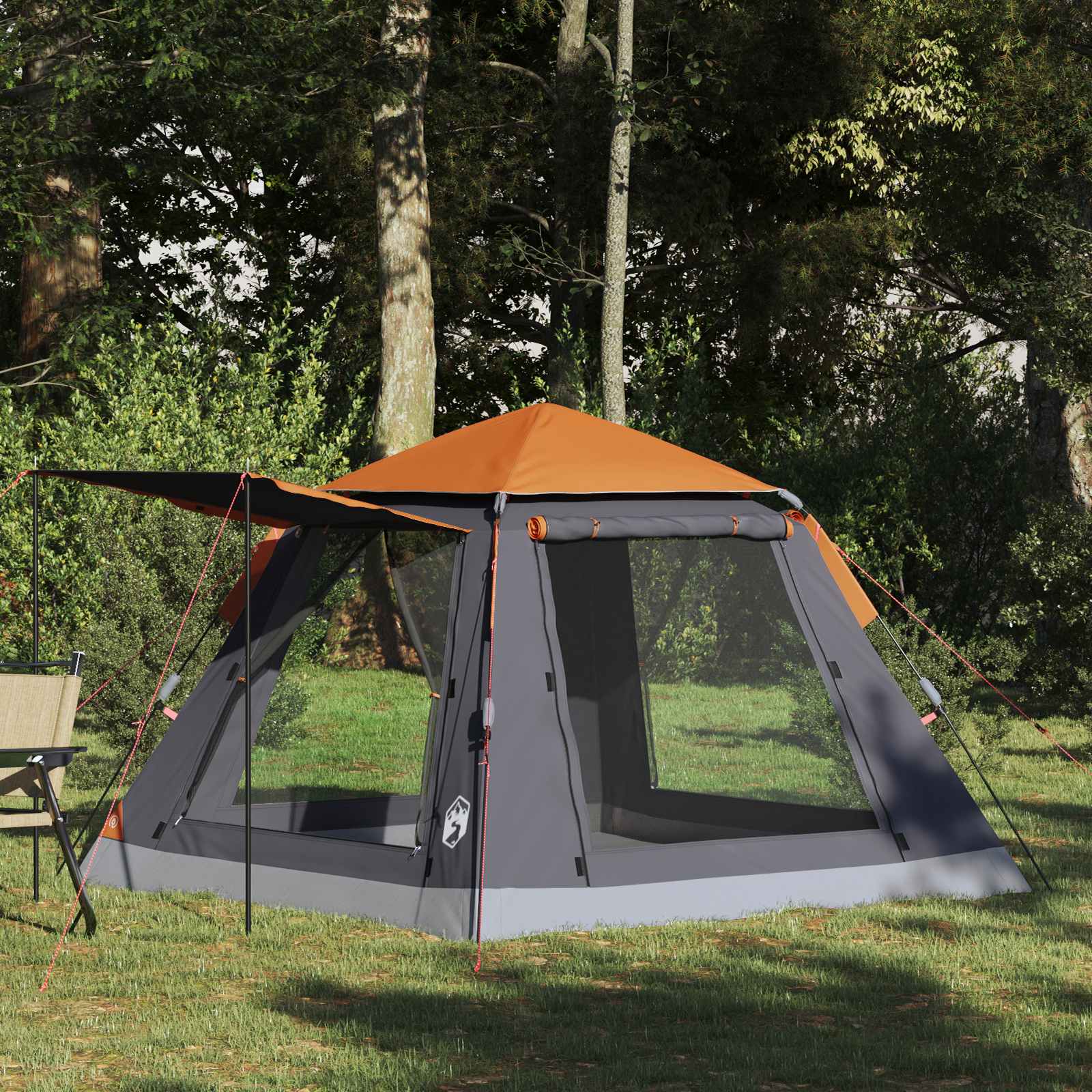 Tenda Istantanea Con Catena Per La Pioggia Per 3 Persone Con Rilascio Veloce