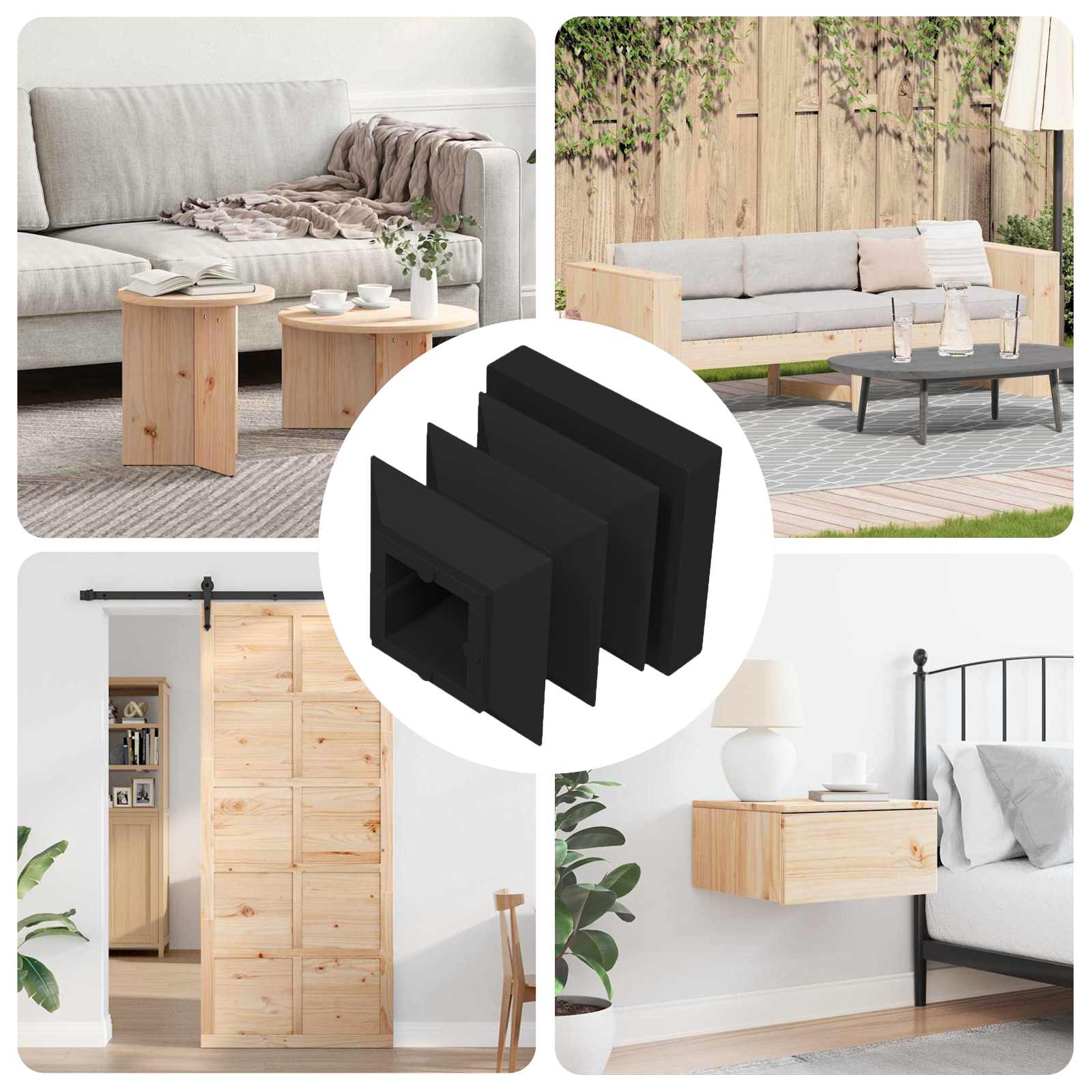 Tappi Terminali 10909 Pcs Nero 15 X 15 X 15 Mm pp