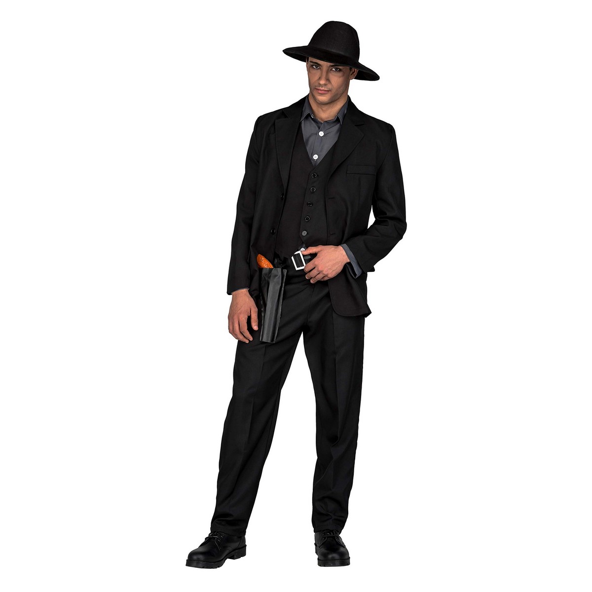 Costume Per Adulti My Other Me Pistola Nero M/l