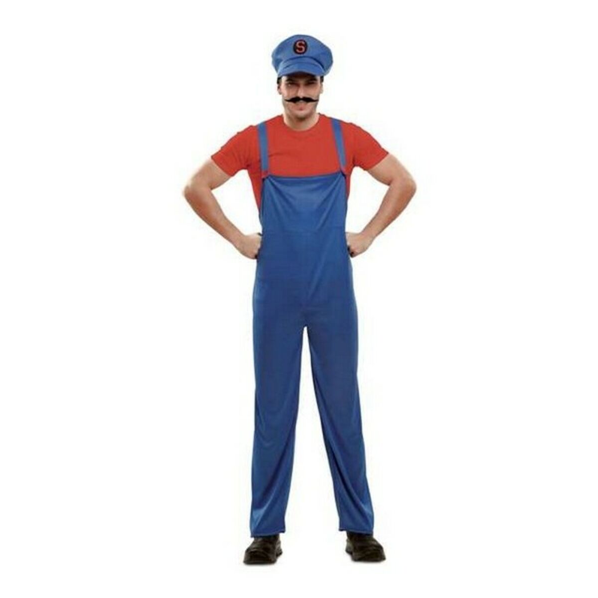 Costume Per Adulti Super Plumber My Other Me Rosso M/l