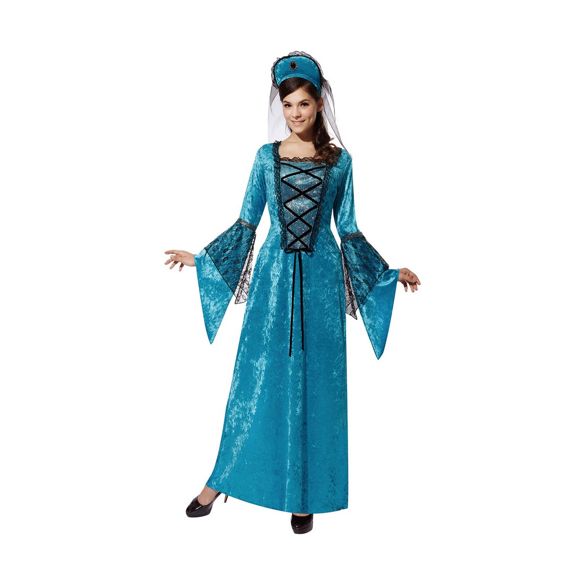 Costume Per Adulti My Other Me Azzurro Principessa M/l