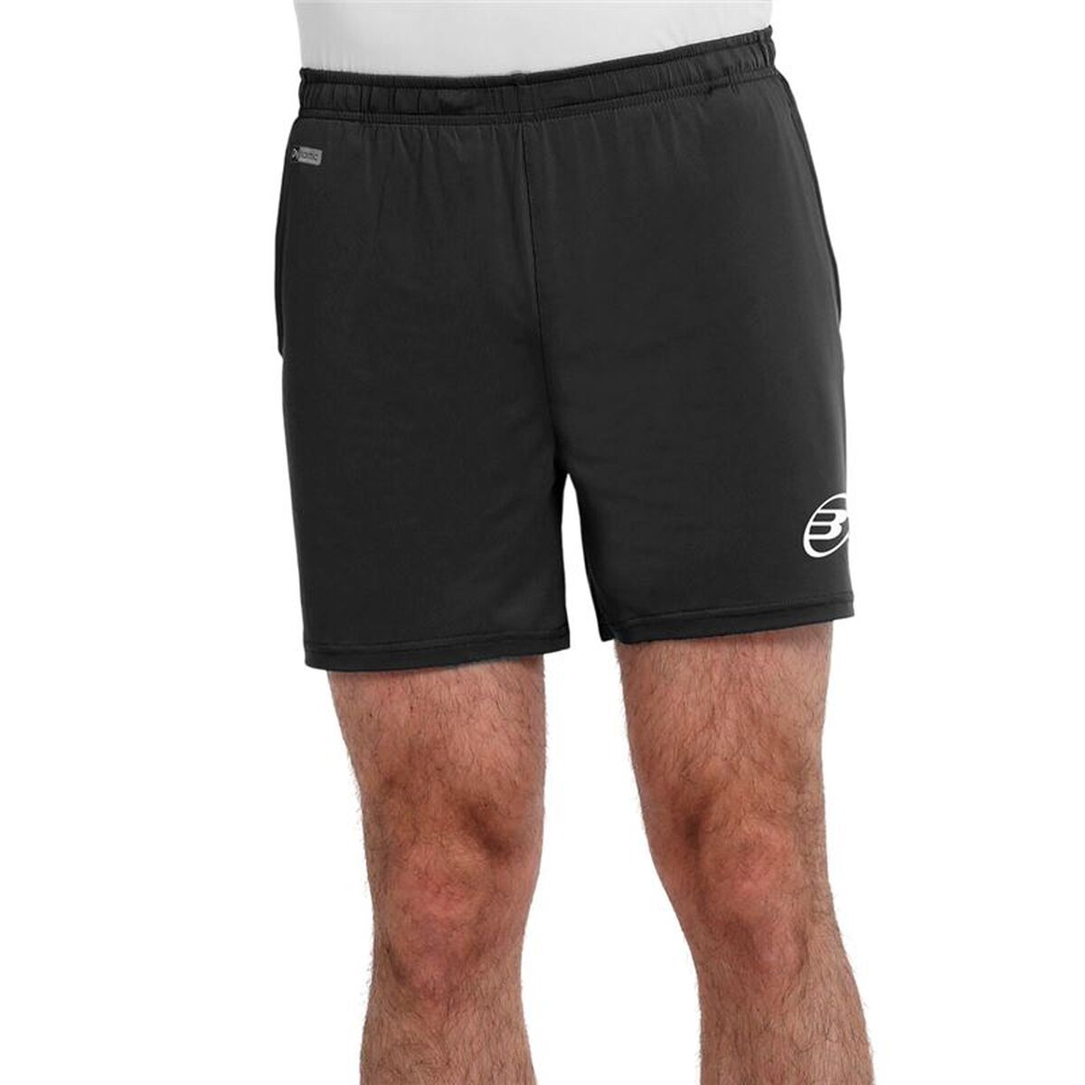 Pantaloni Corti Sportivi Da Uomo Bullpadel Meis 25v Nero Padel Taglia:l