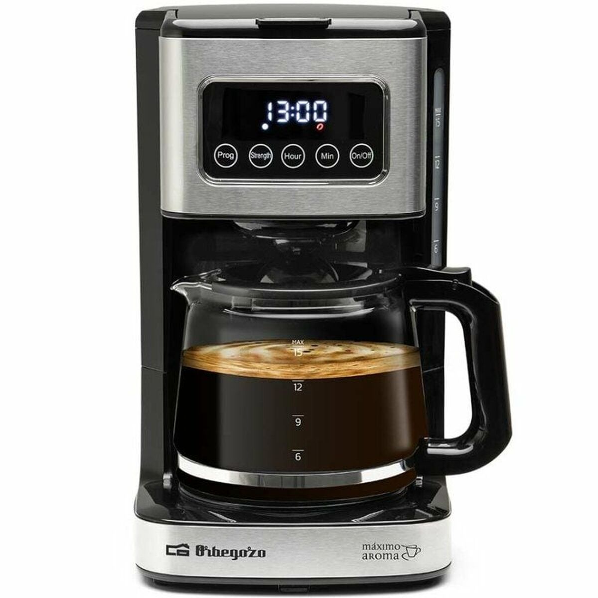 Caffettiera Americana Orbegozo 18262 Nero 900 W 15 Tazze