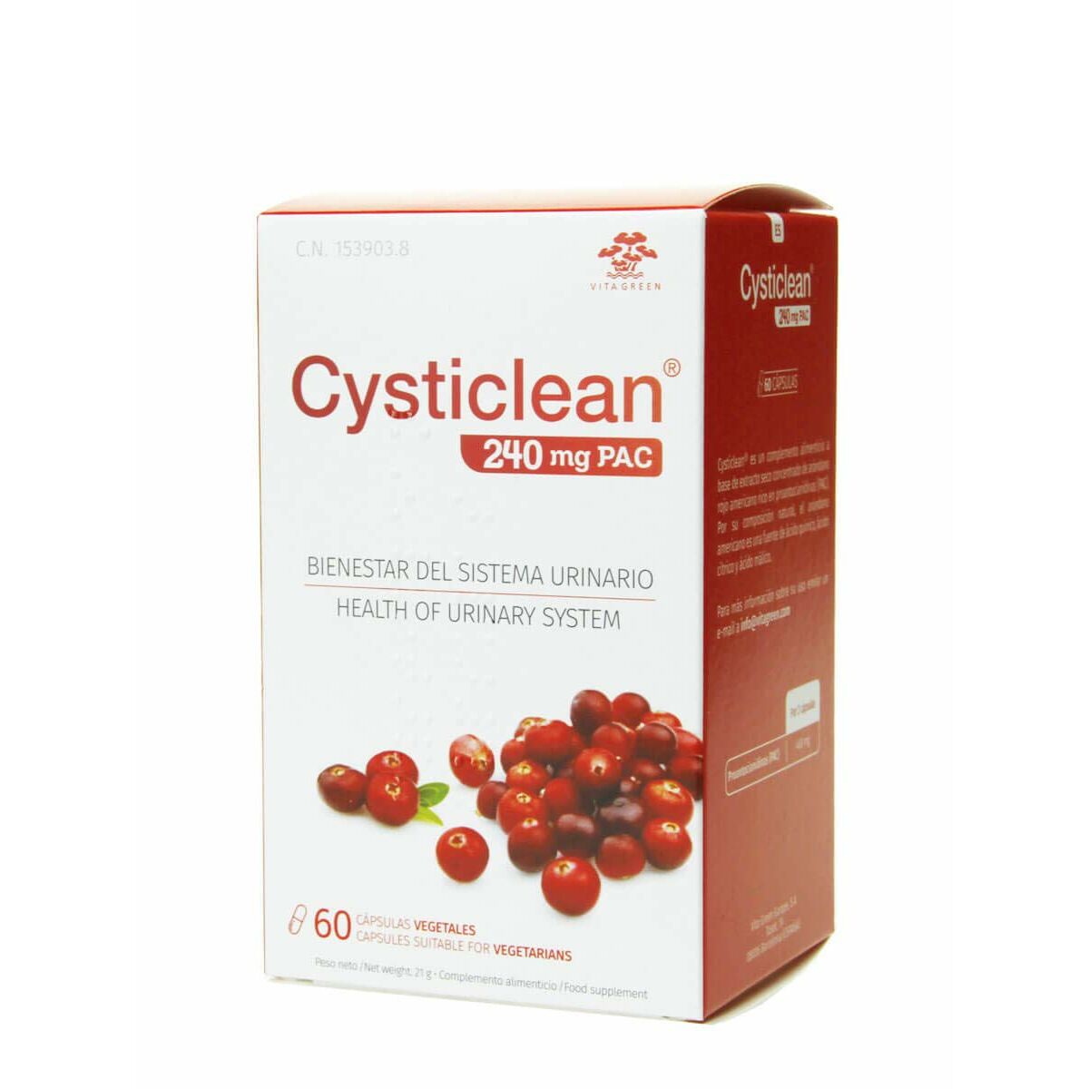 Integratore Digestivo Cysticlean Classic 60 Unità