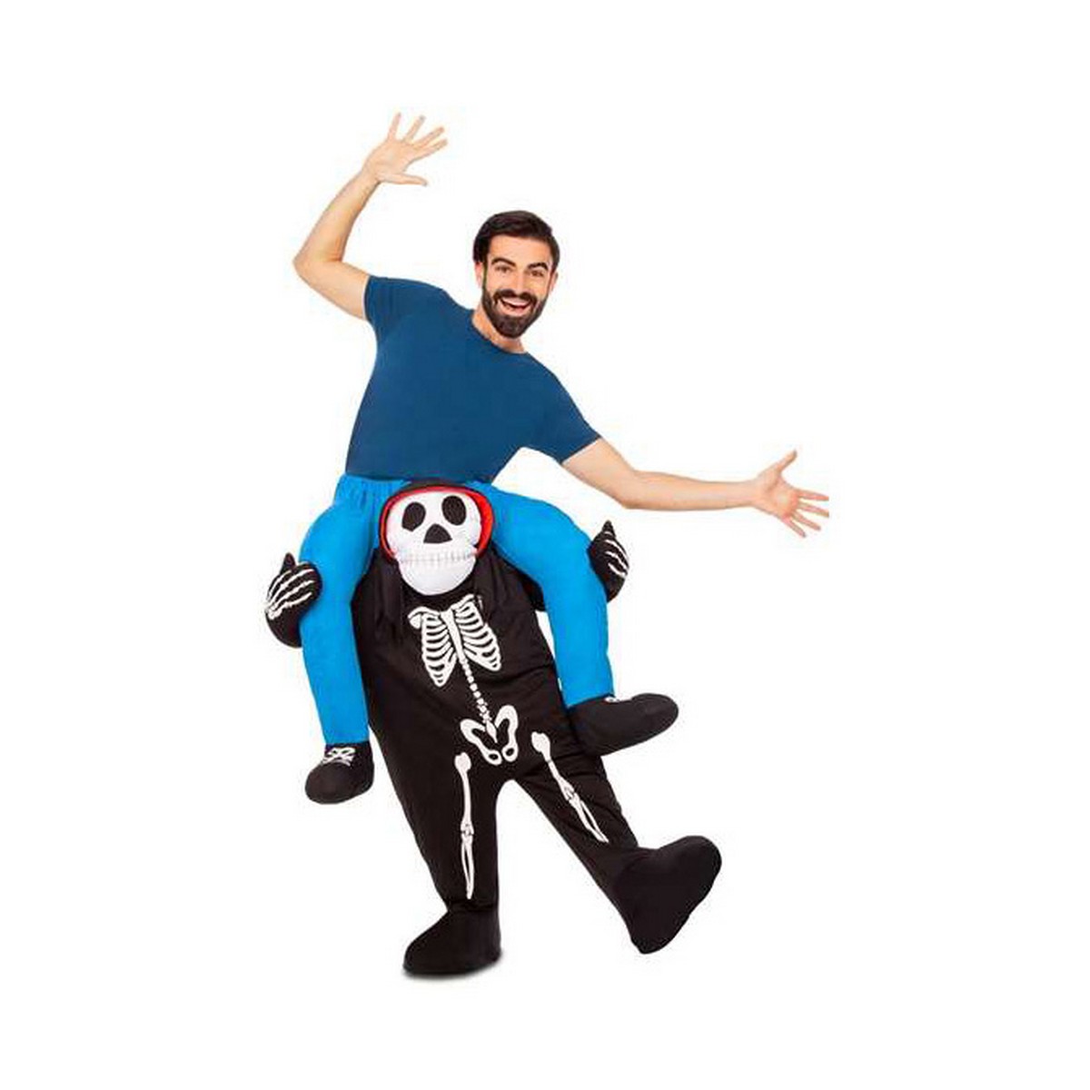 Costume Per Adulti My Other Me RidE-On Scheletro Pantalone M/l