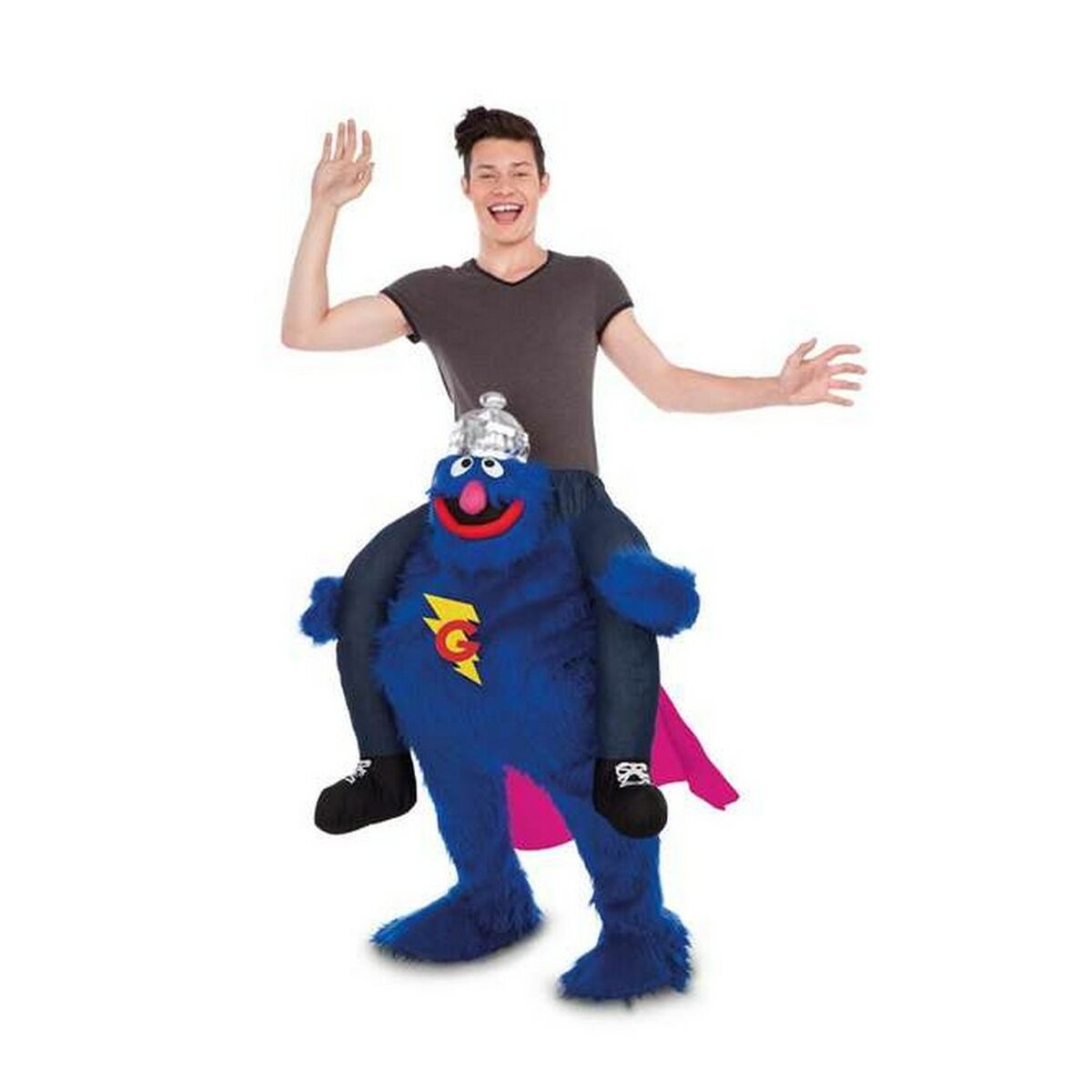 Costume Per Adulti My Other Me Azzurro Taglia Unica Mostro