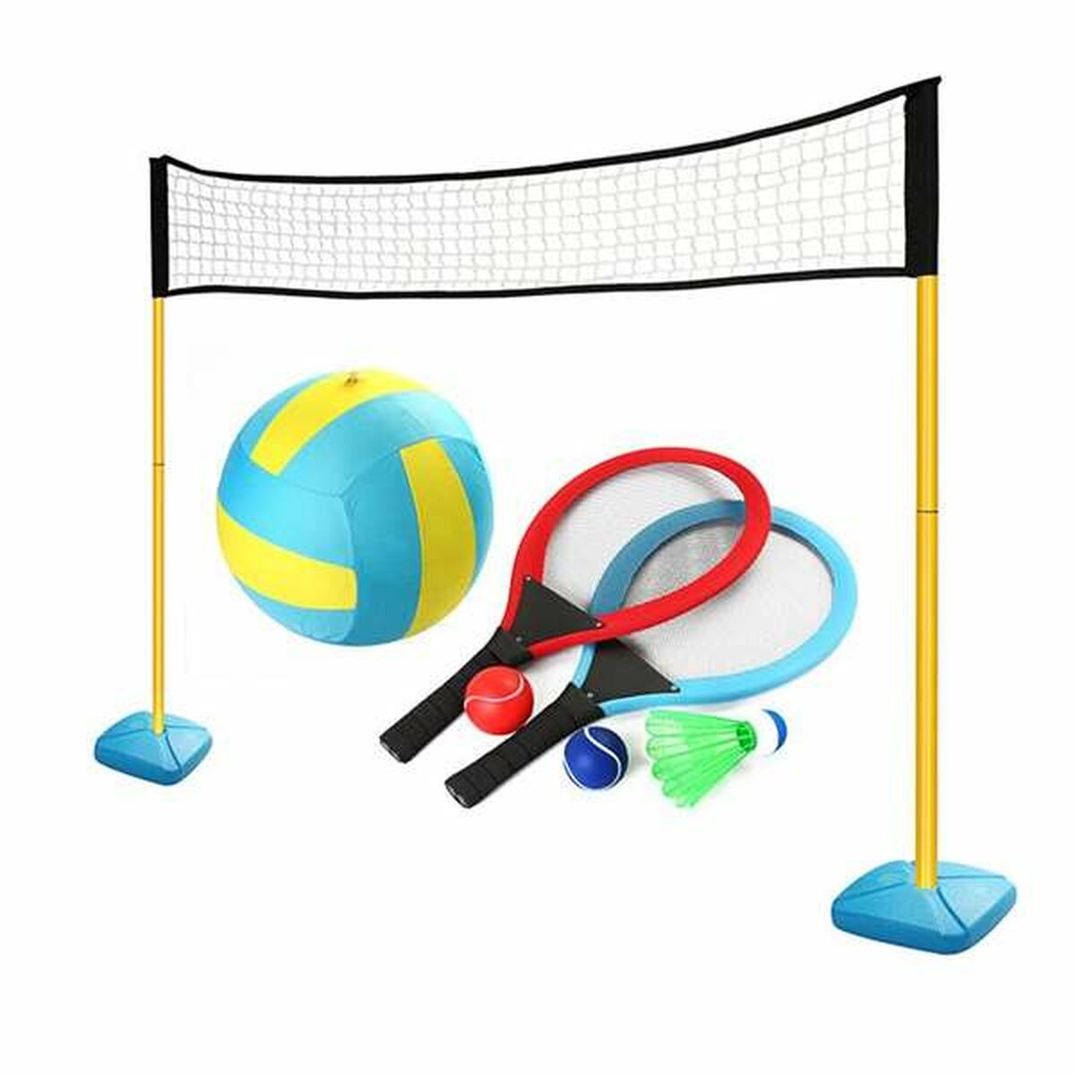 Gioco Di Abilità Jumbo Outdoor Set Multisport 3 In 1