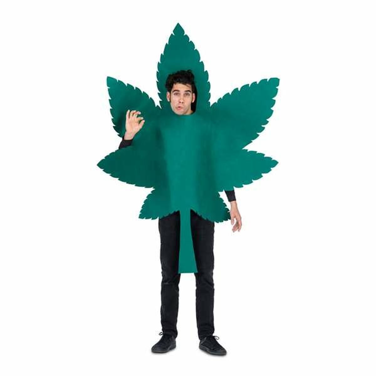 Costume Per Adulti My Other Me Taglia Unica 2 Pezzi Marihuana Verde