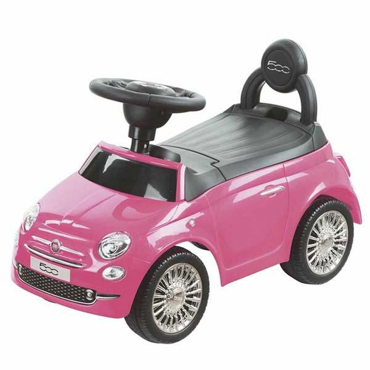 Cavalcabili Ride On Car Fiat 500 Pink Rosa