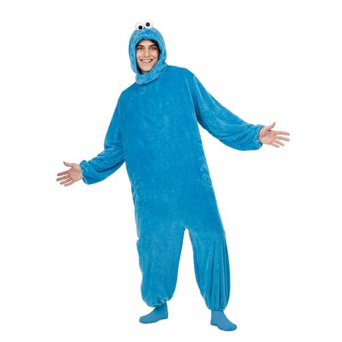 Costume Per Adulti My Other Me Cookie Monster Taglia:s