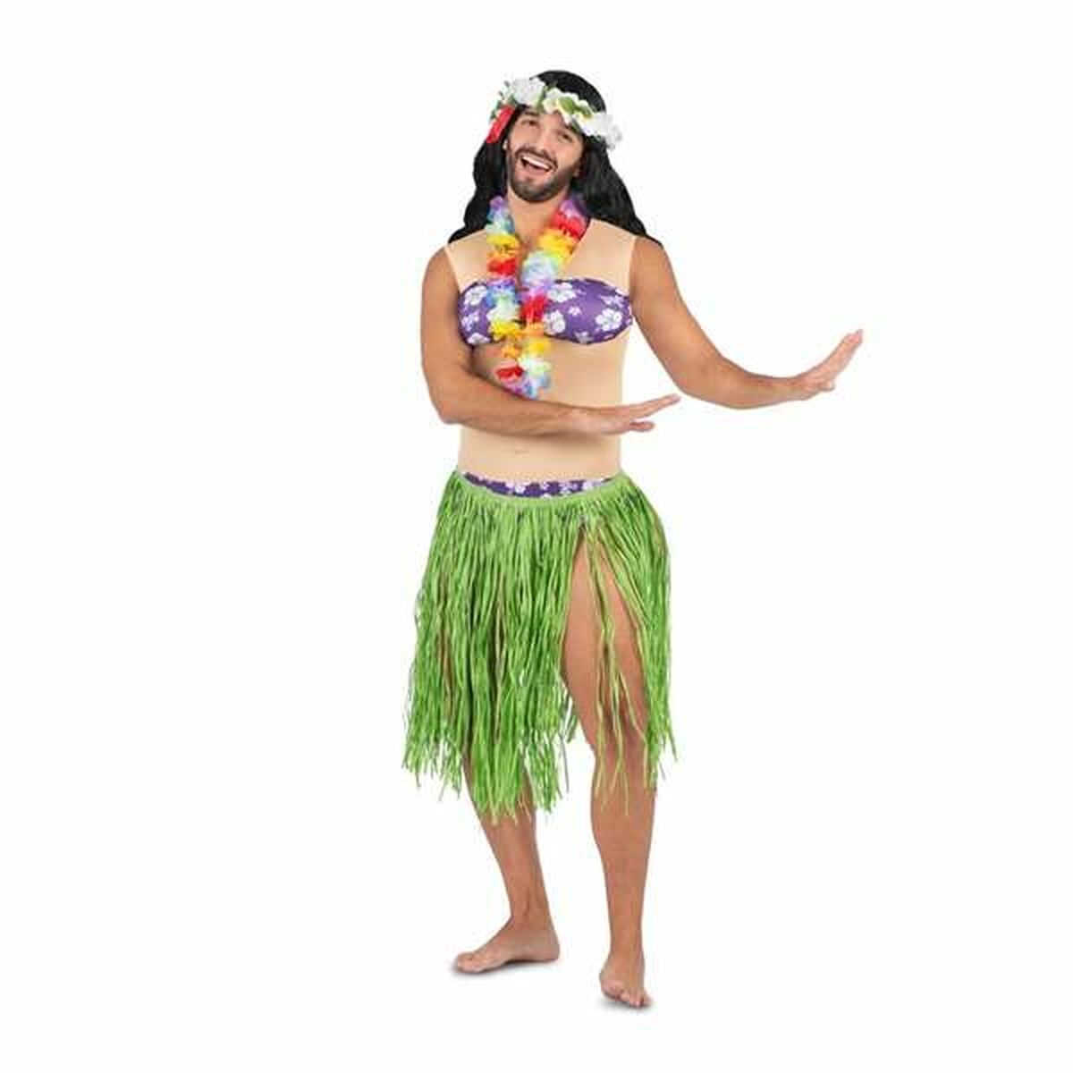 Costume Per Adulti My Other Me Aloha Hawaiana Taglia Unica