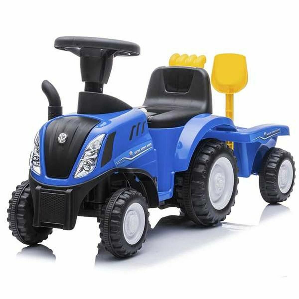 Trattore A Pedali New Holland Ride On Azzurro 91 X 44 X 29 cm
