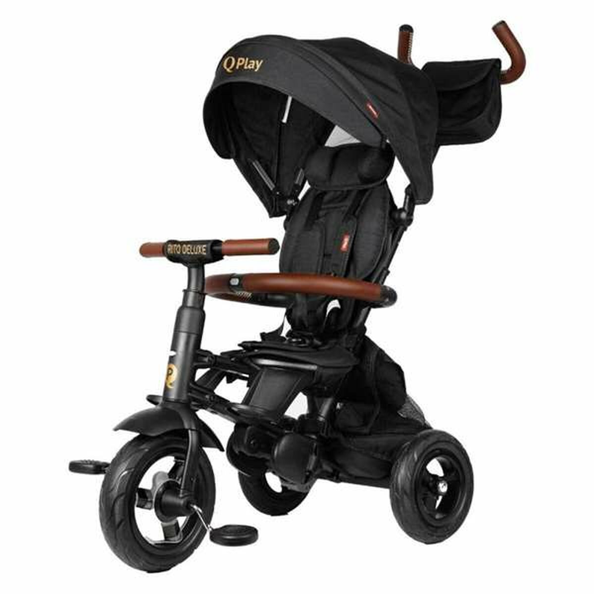 Passeggino Per Bambini Ocio Trends New Rito Star Deluxe Triciclo Nero