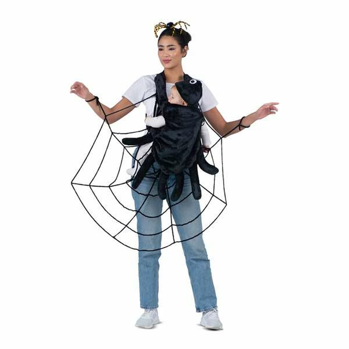 Costume Per Adulti My Other Me Nero Neonato Ragnatela Ragno