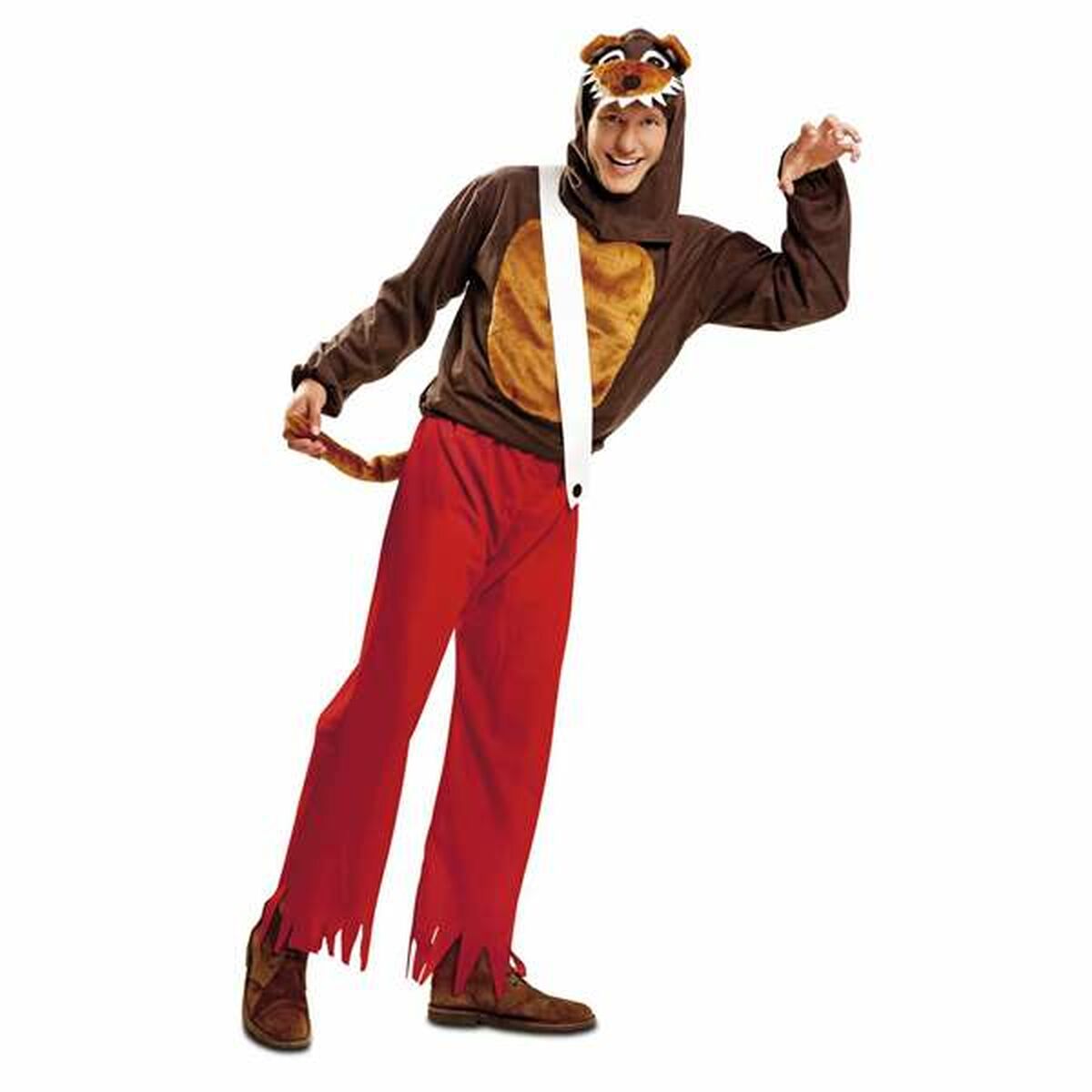 Costume Per Adulti My Other Me Lupo Feroce Taglia:xxxl