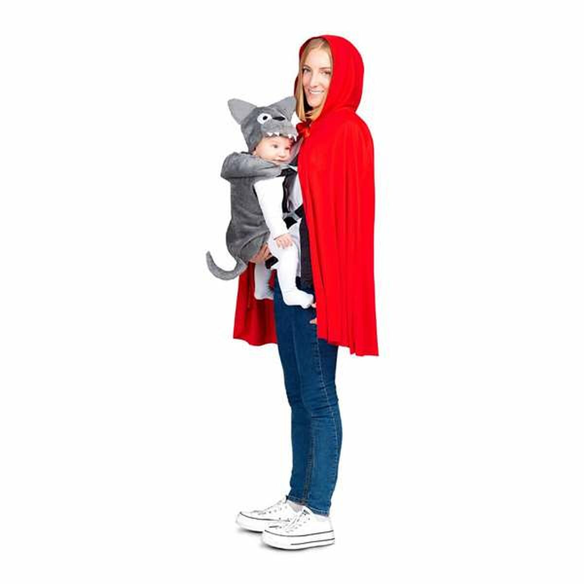 Costume Per Adulti My Other Me Rosso Cappuccetto Rosso Lupo Feroce