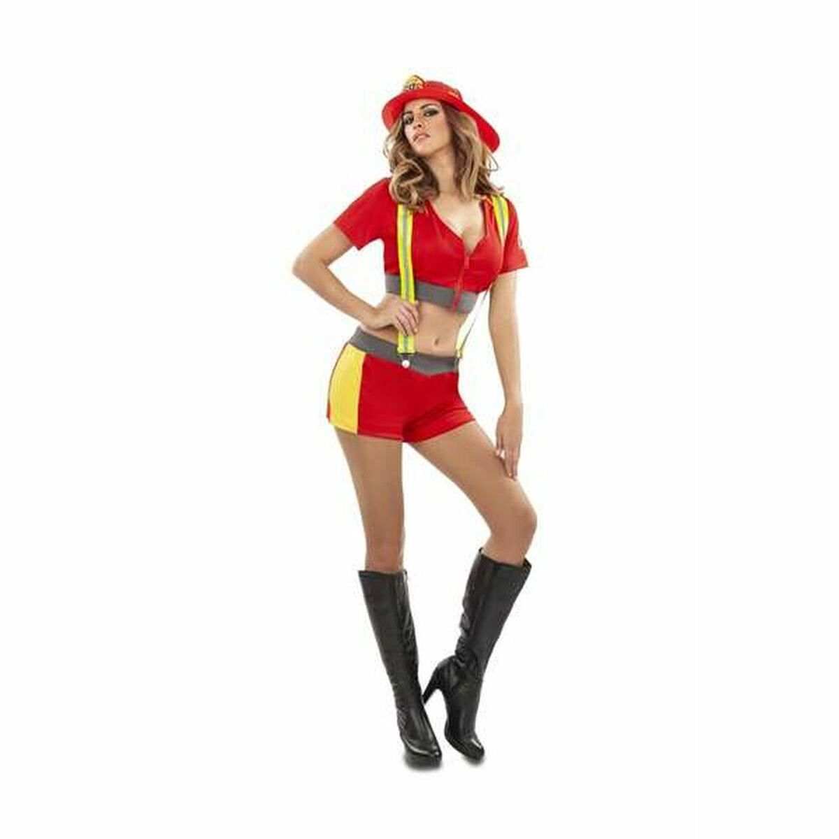 Costume Per Adulti My Other Me Pompiere Donna Sexy Taglia:m/l