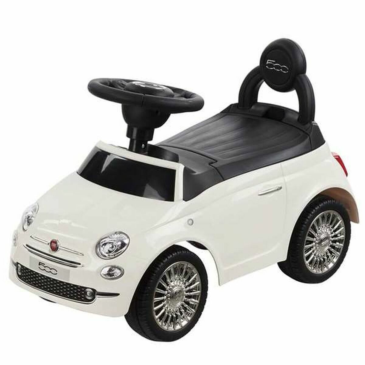 Cavalcabili Ride On Car Fiat 500 White Bianco