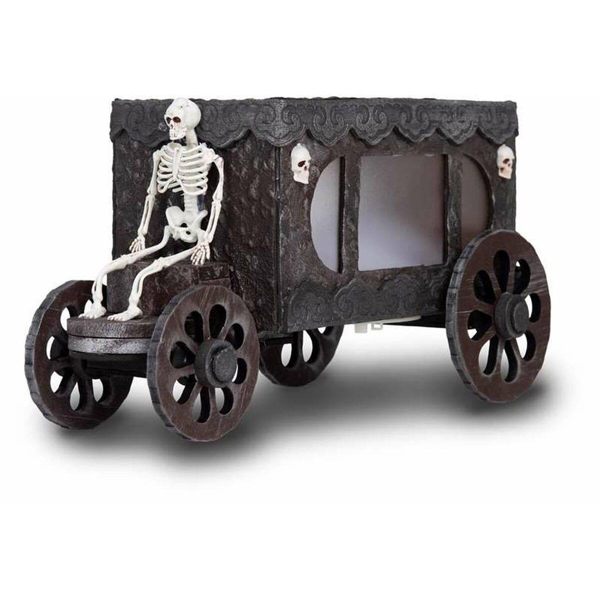 Decorazione Per Halloween My Other Me Teschio Carrozza 18 X 31 X 18 Cm Nero