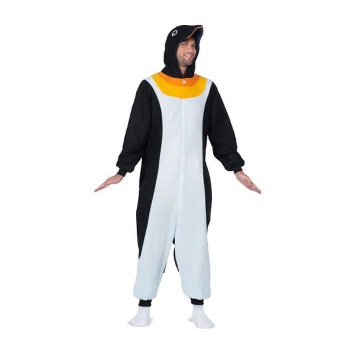 Costume Per Adulti My Other Me 2 Pezzi Pinguino Nero Taglia:xs/s/m