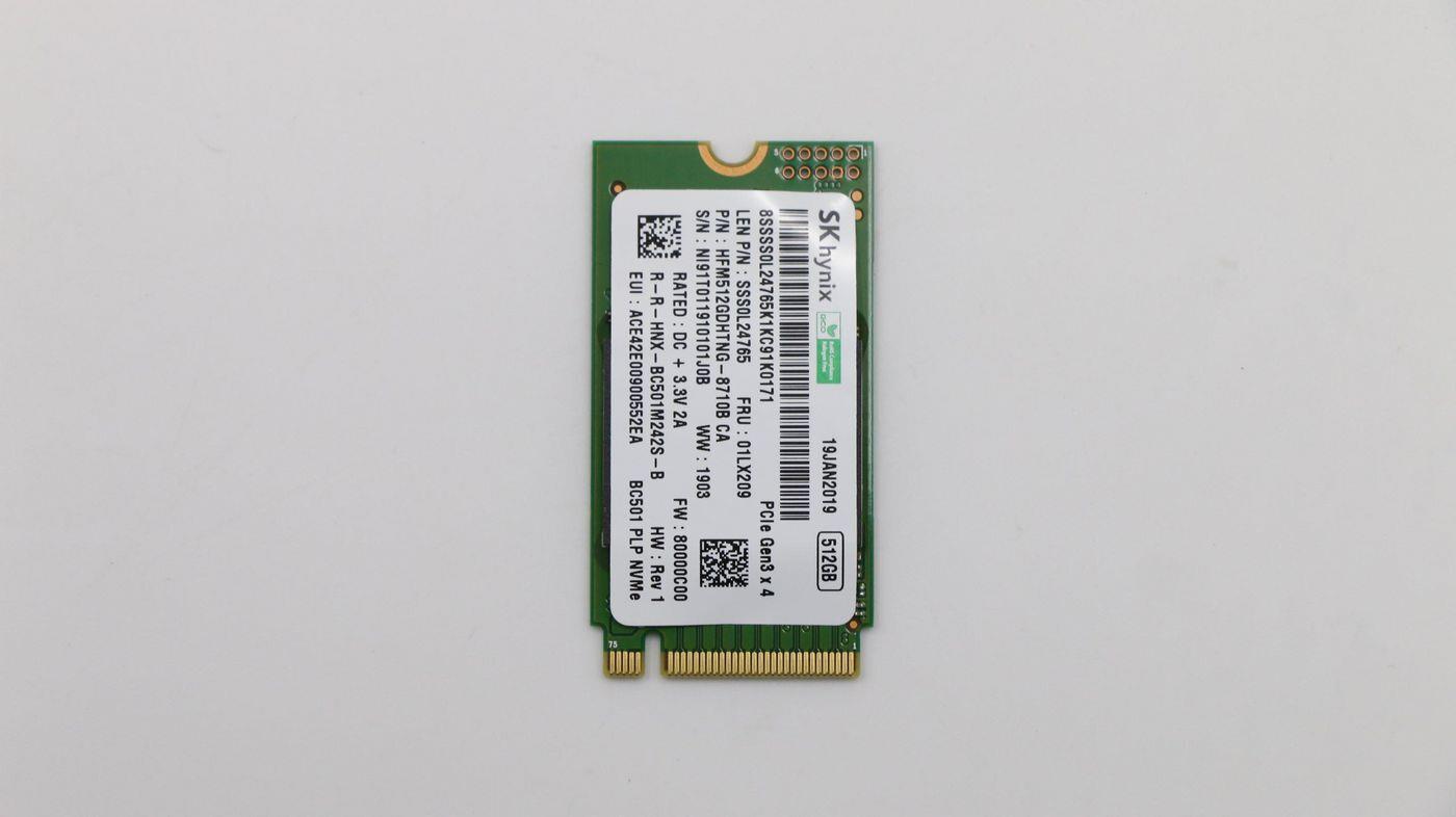 Lenovo Ssd 512gb M.2 Pcie Nvme (01lx209)
