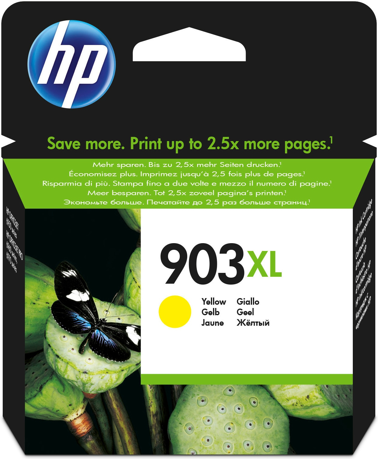Hp Cart Ink Giallo 903xl Per Oj Pro 6960 6970 ts