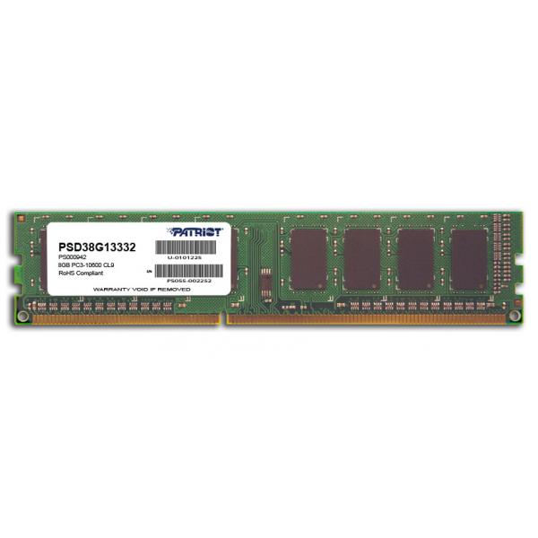 Patriot Ram Dimm 8gb Ddr3 1333mhz Cl9