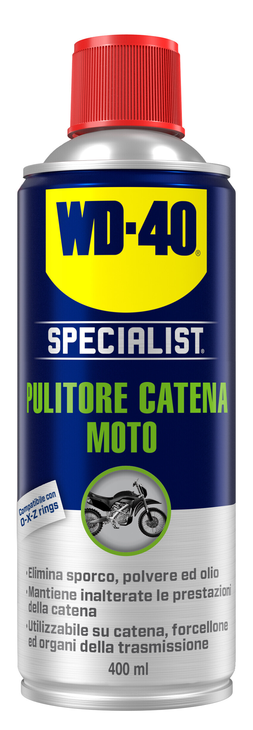 WD-40, Specialist - Pulitore Catena Moto - 400 ml