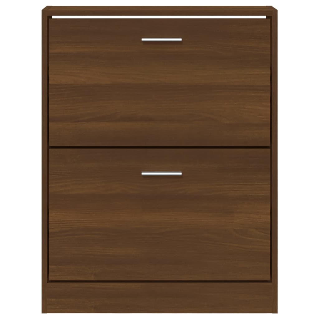Scarpiera Rovere Marrone 59x17x81 Cm In Legno Multistrato - Image 4
