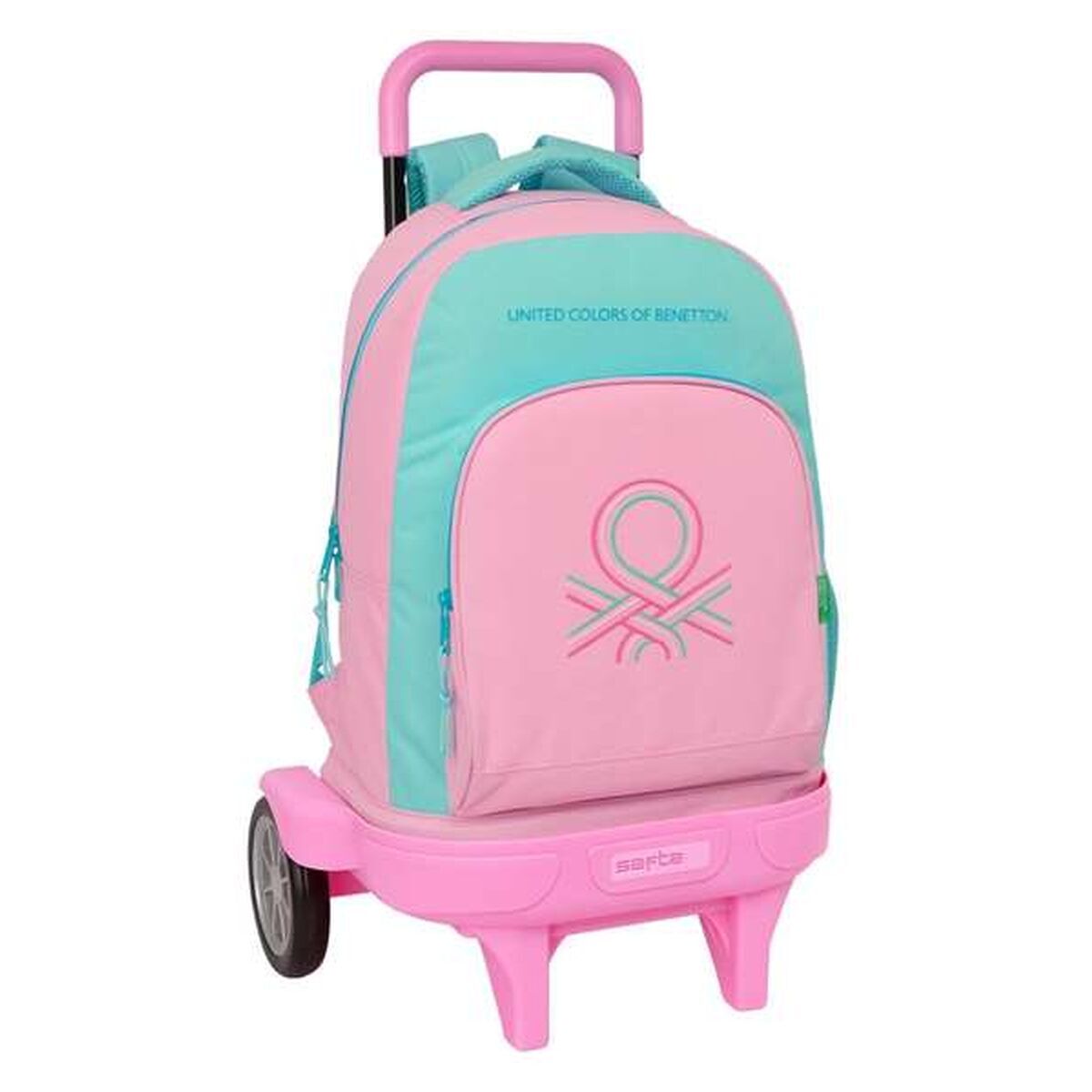 Trolley Per La Scuola Benetton Dolce Multicolore 33 X 45 X 22 cm