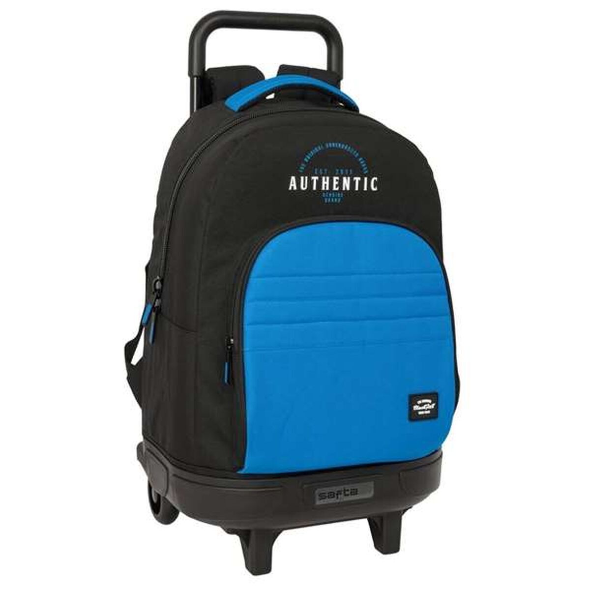 Trolley Per La Scuola Blackfit8 Underground Azzurro Nero 33 X 45 X 22 cm