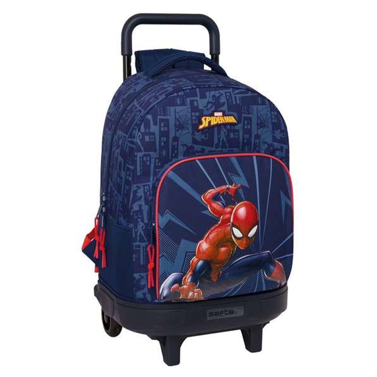 Trolley Per La Scuola SpideR-Man Azzurro 33 X 45 X 22 cm