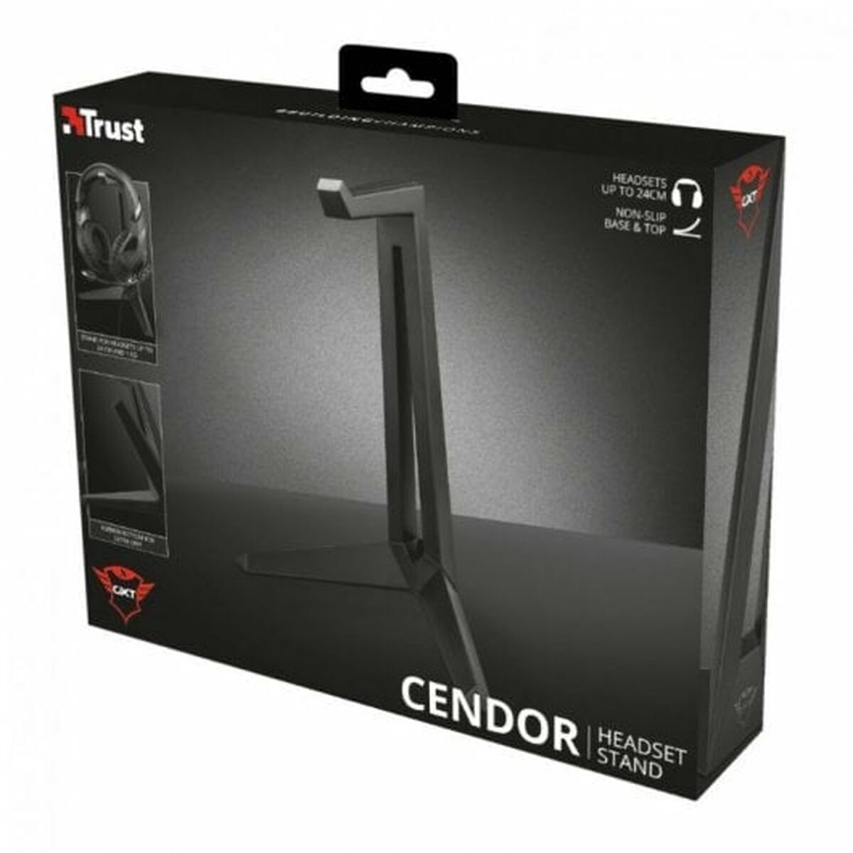 Supporto Per Auricolari Gaming Trust Gxt 260 Cendor Nero