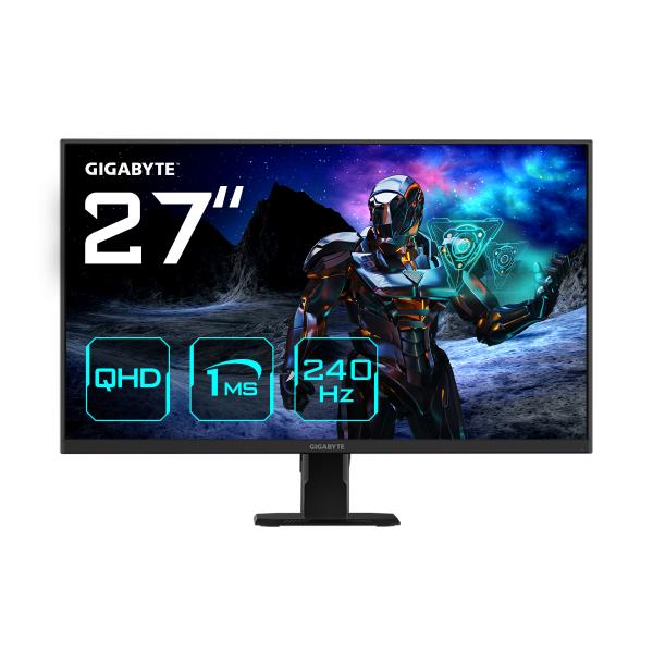 Gigabyte Gs27q X 27 Monitor Da Gioco Qhd - 2560 X 1440, 240hz, 1ms, 250 Cd/m², Freesync Premium Pro, Hdr Ready, Hdmi 2.0, Displayport 1.4 (gigabyte G