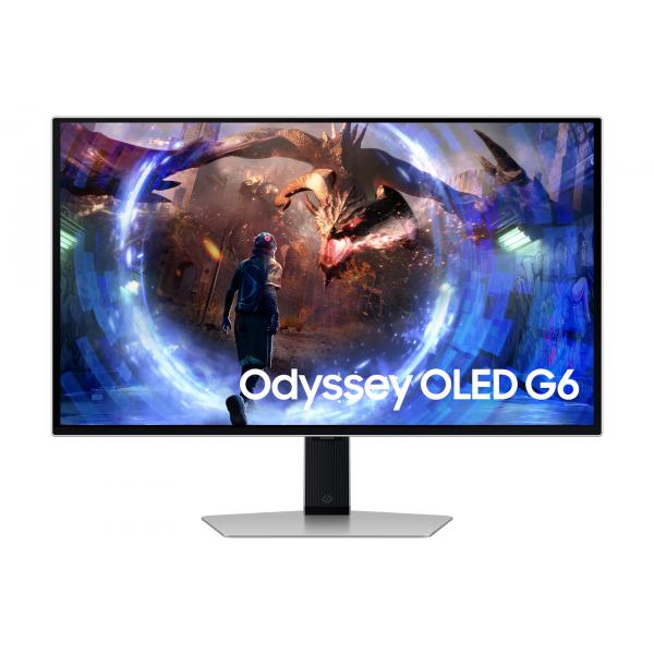 Samsung S27dg602su Monitor Pc 68,6 Cm [27] 2560 X 1440 Pixel Quad Hd Oled Argento (27in Odyssey G60sd Oled 360hz Gam)