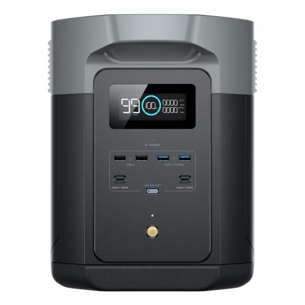 Ecoflow Delta 2 Max Stazione Di Alimentazione Portatile Litio Ferro Fosfato [lifepo4] 2400 W 23 Kg (ecoflow Delta 2 Max)