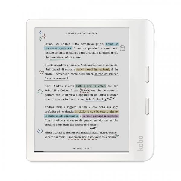 eBook Rakuten N428-KU-WH-K-CK Bianco 32 GB 7"