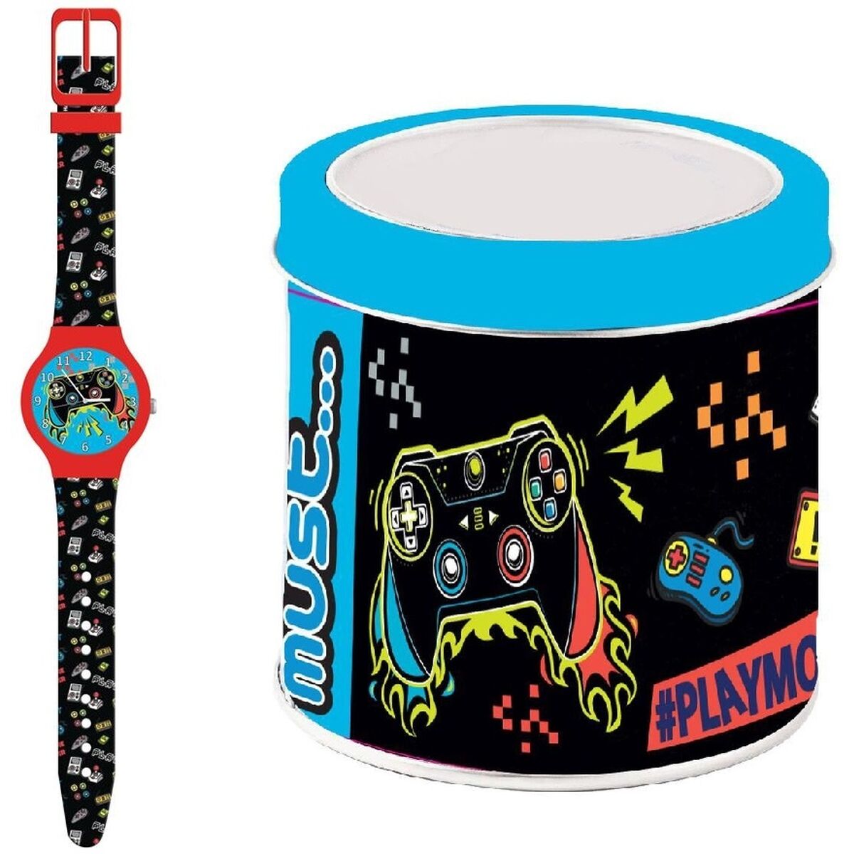 Orologio Bambini MUST - TIN BOX (Ø 33 mm)