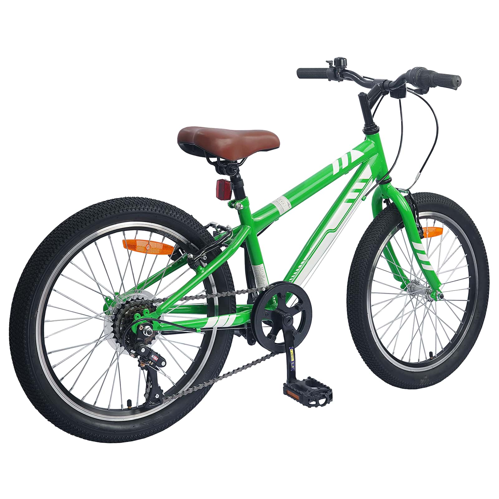 Mountain Bike 20 Pollici 6-Speed Per Bambini Di 5-8 Anni Verde - Image 3