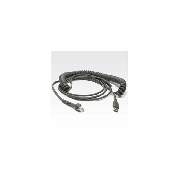 Zebra UsB-Kabel - Usb - 2.7 M - Gewickelt - Für Symbol Ls2208, Ls4208, Ls4278