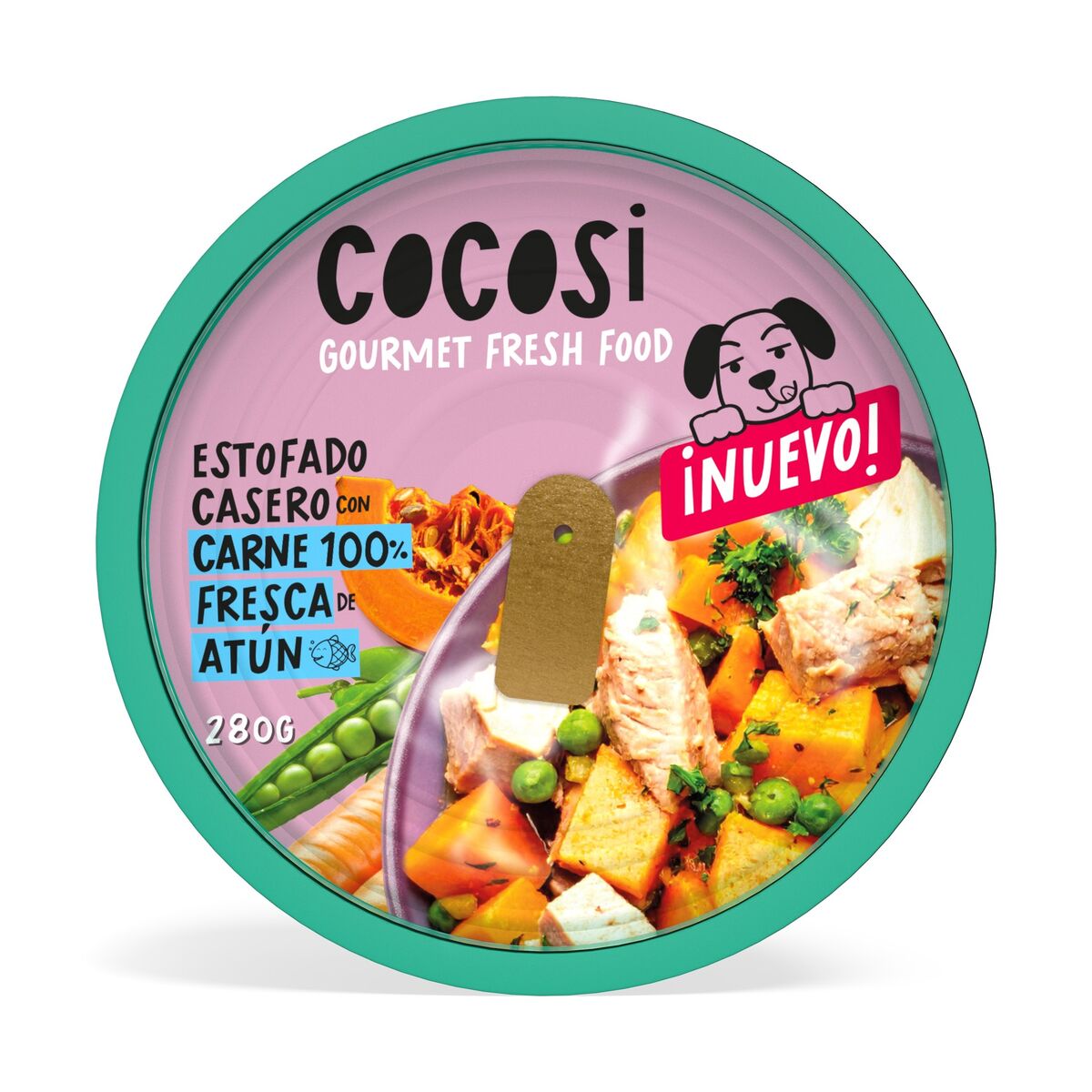 Cibo Umido Cocosi Estofado Casero Tonno 280 G 9 Unità