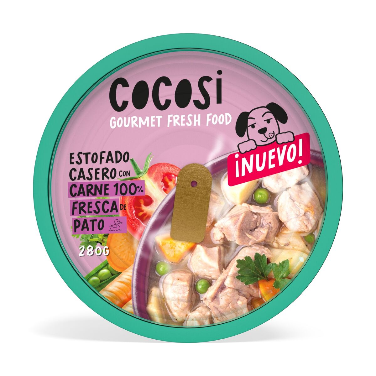 Cibo Umido Cocosi Estofado Casero Anatra 280 G 9 Unità