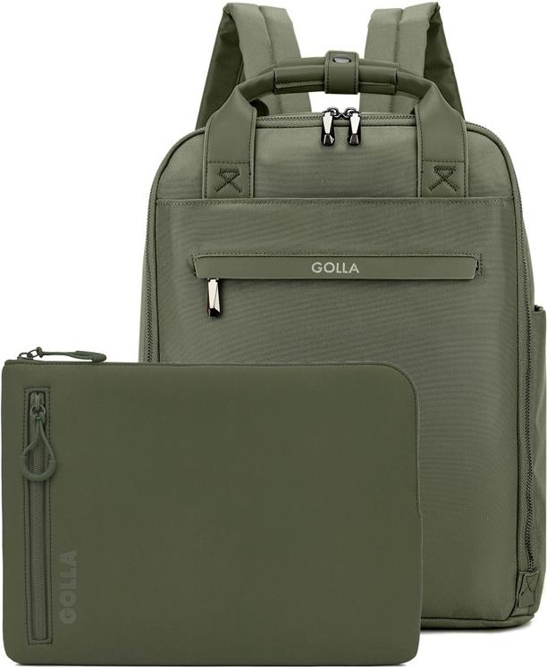 Golla Set Aus Rucksack Und LaptoP-Sleeve 14 Zoll, Grün (76466)